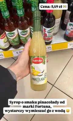 Dino Syrop o smaku pinacolada oferta