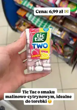 Dino Cukierki Tic Tac Two raspberry lemon sugar free oferta