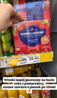 Dino Napój gazowany czerwona pomarańcza oferta