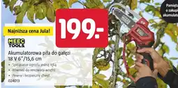 Jula Akumulatorowa piła do gałęzi Meec Tools 18V 6/15,6cm 024013 oferta