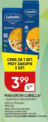 Chata Polska Makaron lubella Maspex oferta