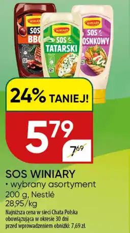 Chata Polska Sos winiary nestlé oferta