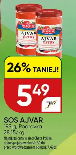 Chata Polska Sos ajvar podravka oferta