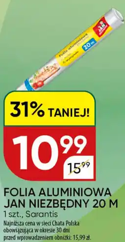 Chata Polska Folia aluminiowa jan niezbędny 20 m Sarantis oferta