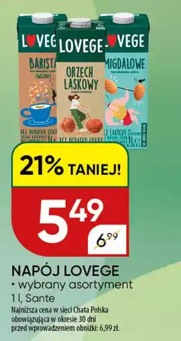 Chata Polska Napój lovege sante oferta