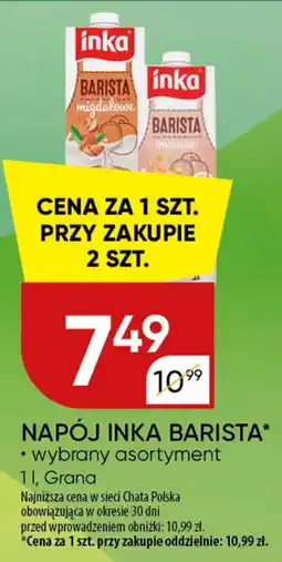 Chata Polska Napój inka barista grana oferta