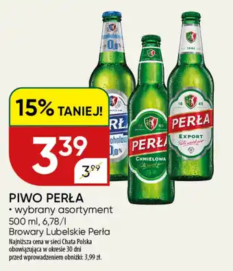 Chata Polska Piwo perła oferta