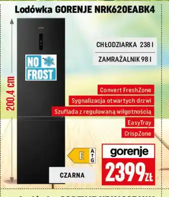 Lodówka Gorenje NRK620EABK4