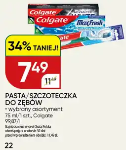 Chata Polska Pasta/szczoteczka do zębów oferta