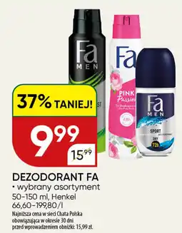 Chata Polska Dezodorant fa henkel oferta