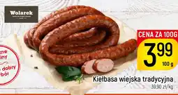 Delikatesy Piotruś Pan Wolarek Kiełbasa wiejska tradycyjna oferta