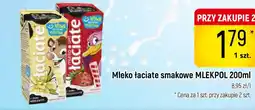 Delikatesy Piotruś Pan Laciate mleko smakowe oferta