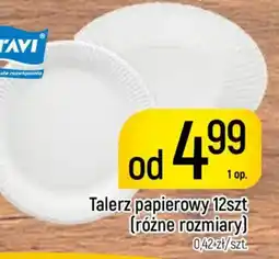 Delikatesy Piotruś Pan Talerz papierowy oferta