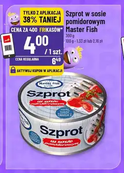 Polomarket Szprot w sosie pomidorowym Master Fish oferta