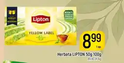 Delikatesy Piotruś Pan Herbata Lipton oferta
