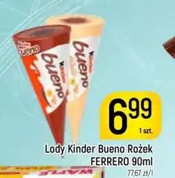 Delikatesy Piotruś Pan Lody Kinder Bueno Rożek oferta