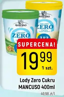 Delikatesy Piotruś Pan Mancuso Lody Zero Cukru oferta