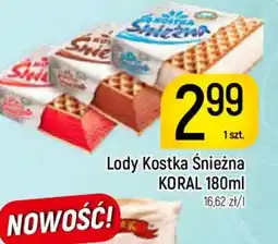 Delikatesy Piotruś Pan Lody Kostka Snieżna Koral oferta
