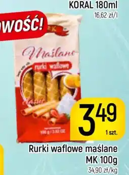 Delikatesy Piotruś Pan MK Rurki waflowe maślane oferta