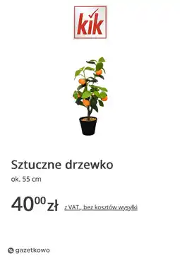 KiK Sztuczne drzewko ok. 55 cm oferta