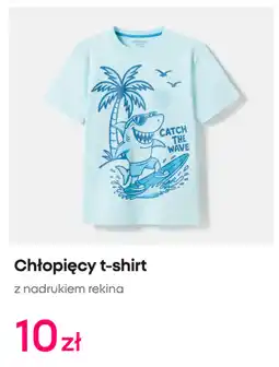Pepco Chłopięcy t-shirt z nadrukiem rekina oferta