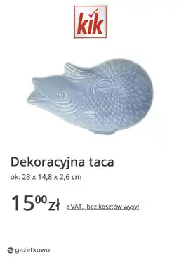 KiK Dekoracyjna taca oferta
