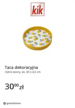 KiK Taca dekoracyjna oferta