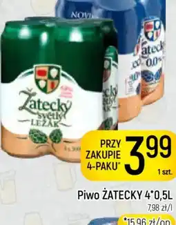 Delikatesy Piotruś Pan Piwo Zatecky oferta