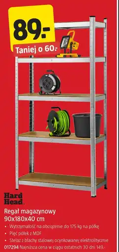 Jula Regał magazynowy Hard Head oferta