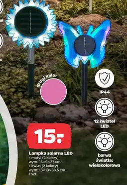 Netto Lampka solarna Motyl oferta