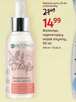 Rossmann Olejek do ciała Biotaniqe oferta