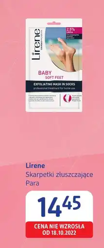 dm drogerie markt Skarpetki złuszczające Lirene oferta