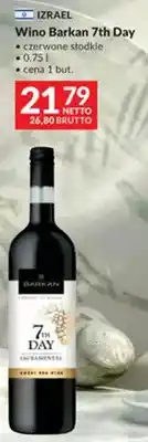 Makro Wino Barkan 7th Day czerwone słodkie oferta