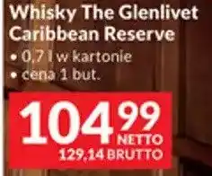 Makro Whisky The Glenlivet Caribbean Reserve oferta