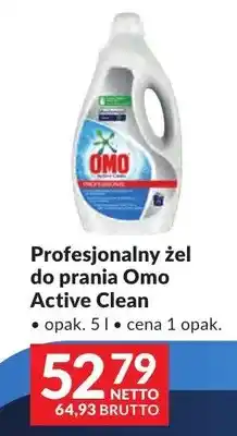 Makro Profesjonalny żel do prania Omo Active Clean oferta