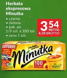 Makro Herbata ekspresowa Minutka czarna oferta