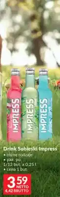 Makro Drink Sobieski Impress różne rodzaje oferta