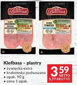 Makro Kiełbasa – plastry krakowska podsuszana Balcerzak oferta