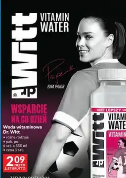 Makro Woda witaminowa Dr. Witt różne rodzaje oferta