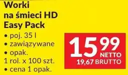 Makro Worki na śmieci HD Easy Pack Jan Niezbędny poj. 35l zawiązywane oferta