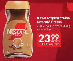 Makro Kawa rozpuszczalna Nescafé Crema oferta