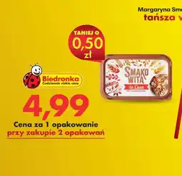 Biedronka Margaryna de Luxe oferta