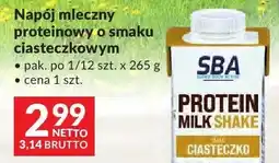 Makro Napój mleczny proteinowy SBA o smaku ciasteczkowym oferta