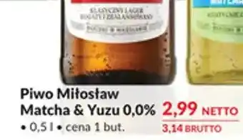 Piwo Miłosław Matcha & Yuzu 0,0%