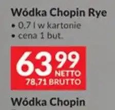 Makro Wódka Chopin Rye oferta