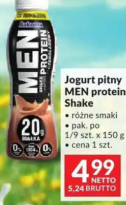 Makro Jogurt pitny MEN protein Shake Bakoma różne smaki oferta