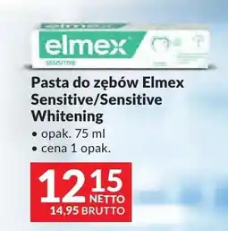 Makro Pasta do zębów Elmex Sensitive/Sensitive Whitening oferta