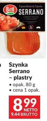 Makro Szynka Serrano – plastry Bell oferta