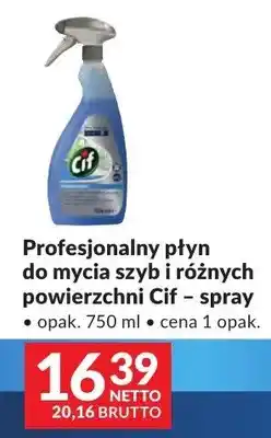Makro Profesjonalny płyn do mycia szyb i różnych powierzchni Cif spray oferta