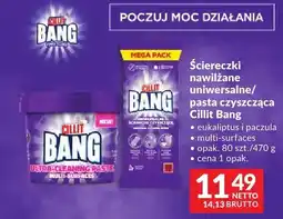 Makro Ściereczki nawilżane uniwersalne/pasta czyszcząca Cillit Bang eukaliptus i paczula multi-surfaces oferta